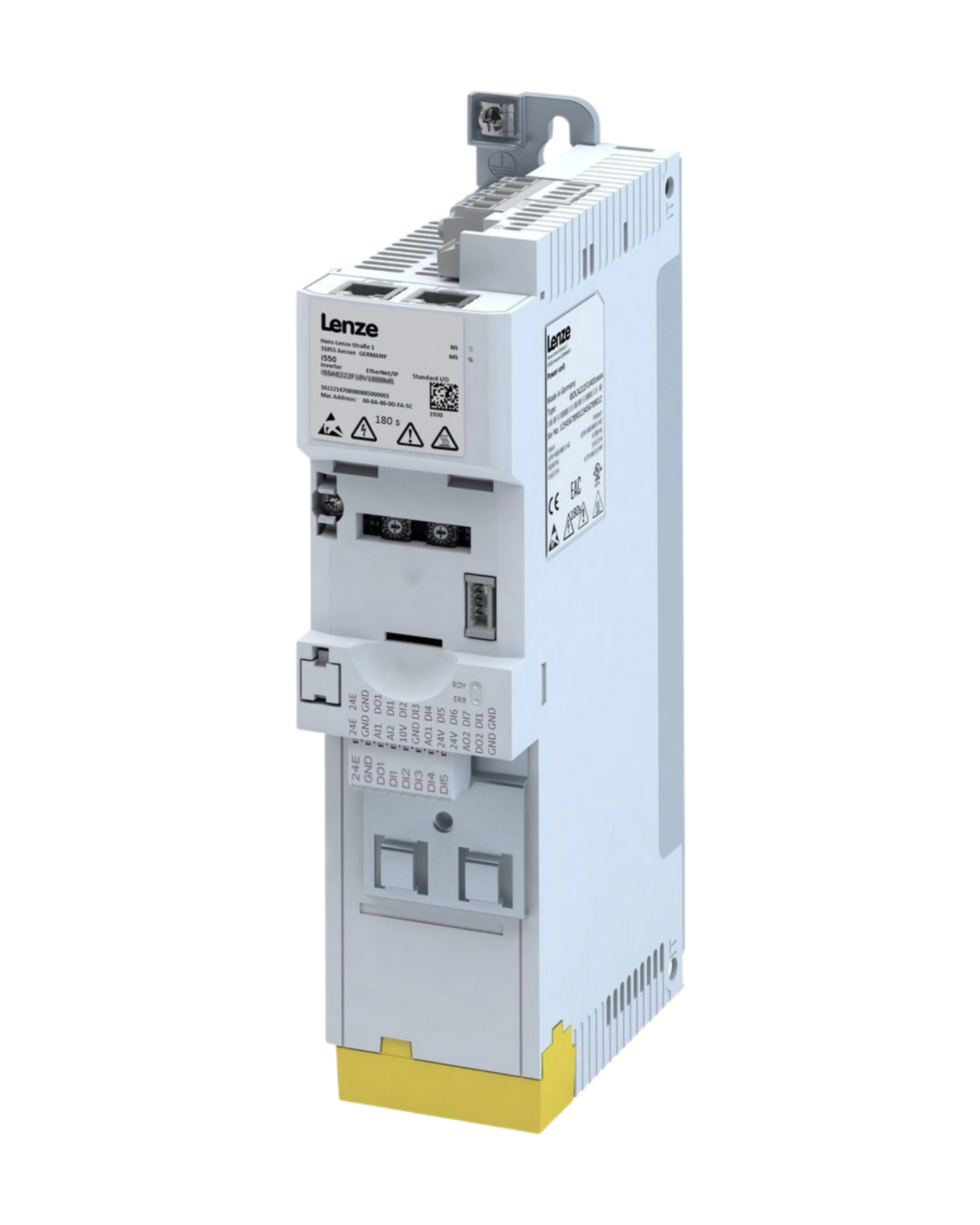 Lenze I55AE222F1AV1000KS i550 Frequency Inverter, 2.2 kW — Lenze Drives – Motors – Circuits Protection